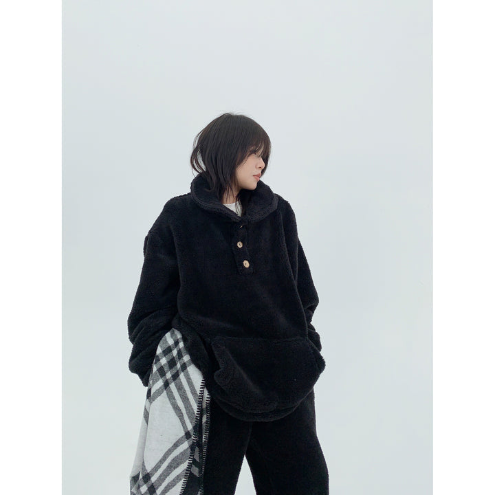 Warm Fleece Lounge Top and Pants