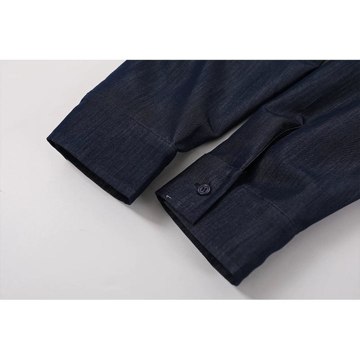 Denim Drop-Shoulder Shirt and Pants