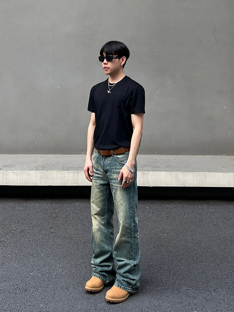 Slim Fit Straight Leg Jeans