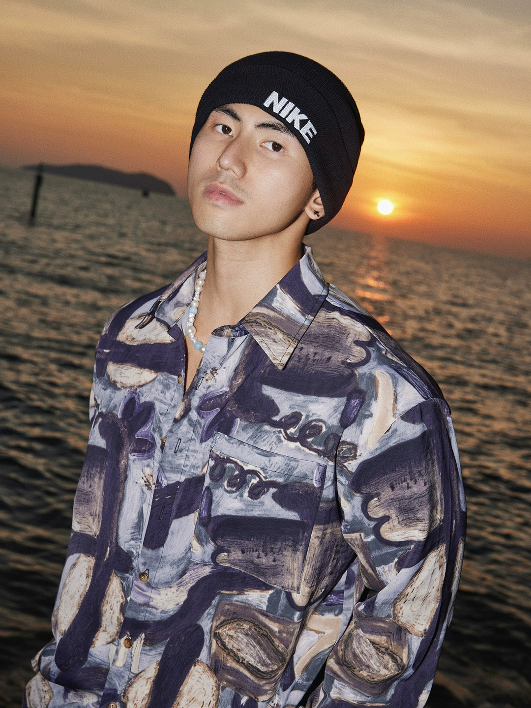 Printed Long Sleeve Shirt