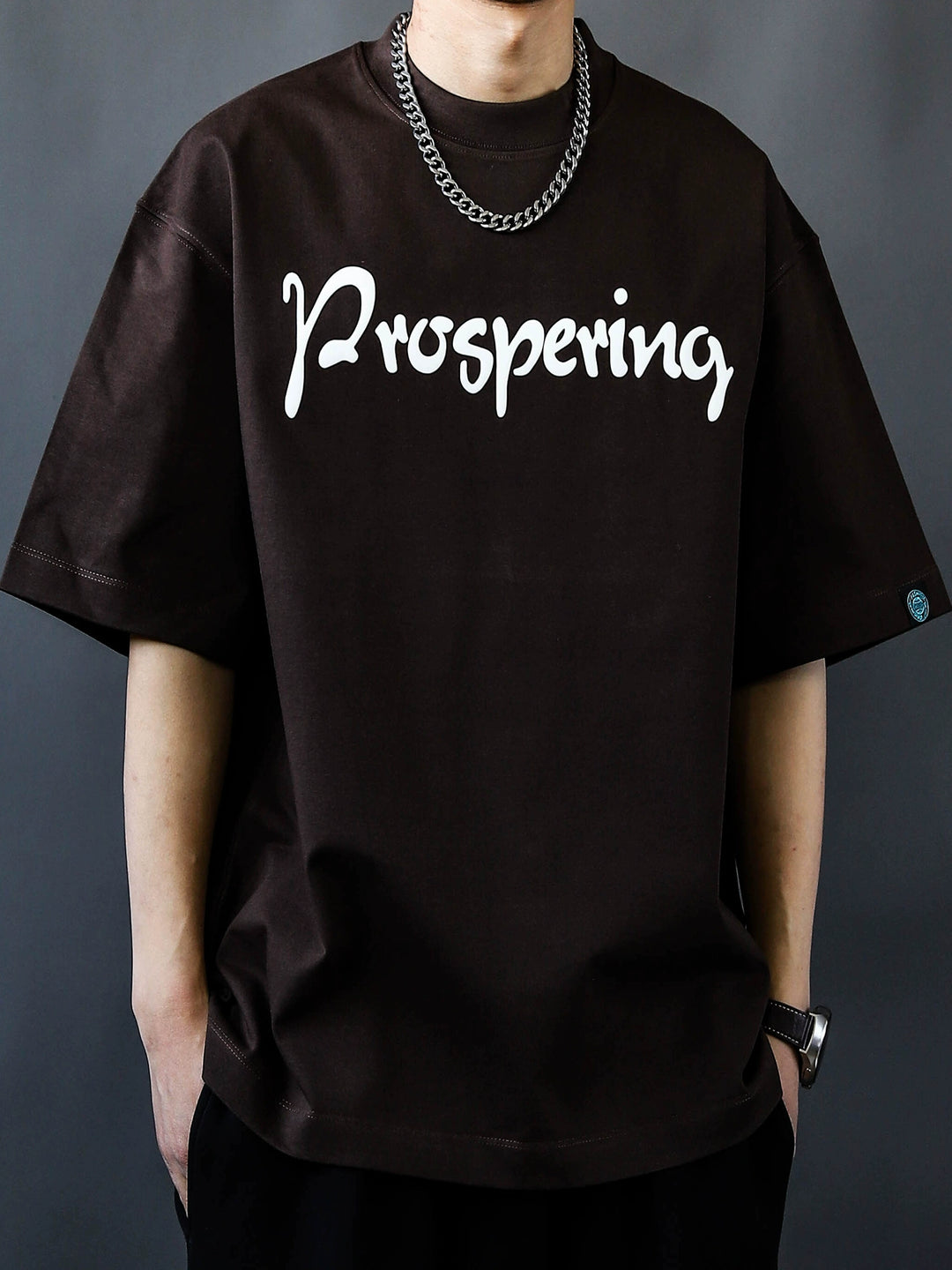 Retro Cotton Printed Loose Fit T-Shirt