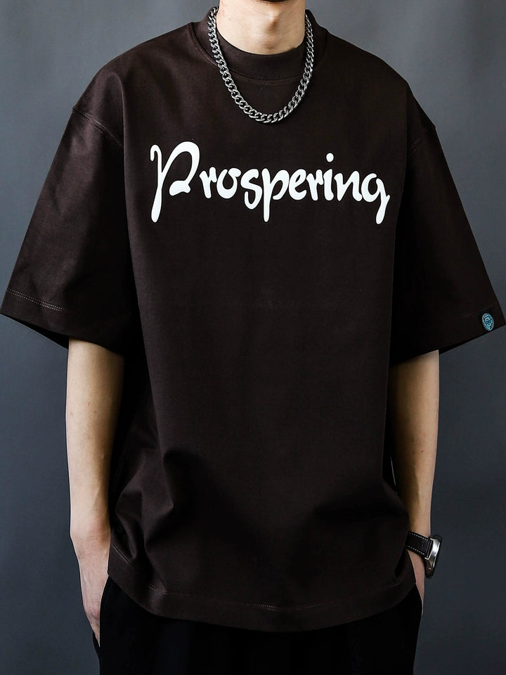 Retro Cotton Printed Loose Fit T-Shirt