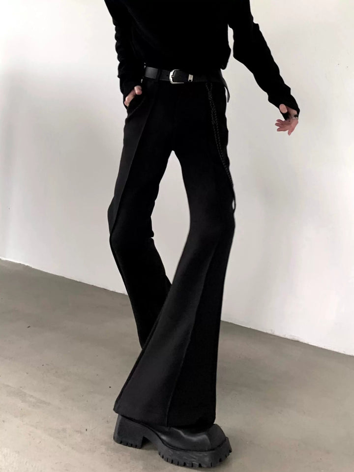 Flared Slim-Fit Flared Pants