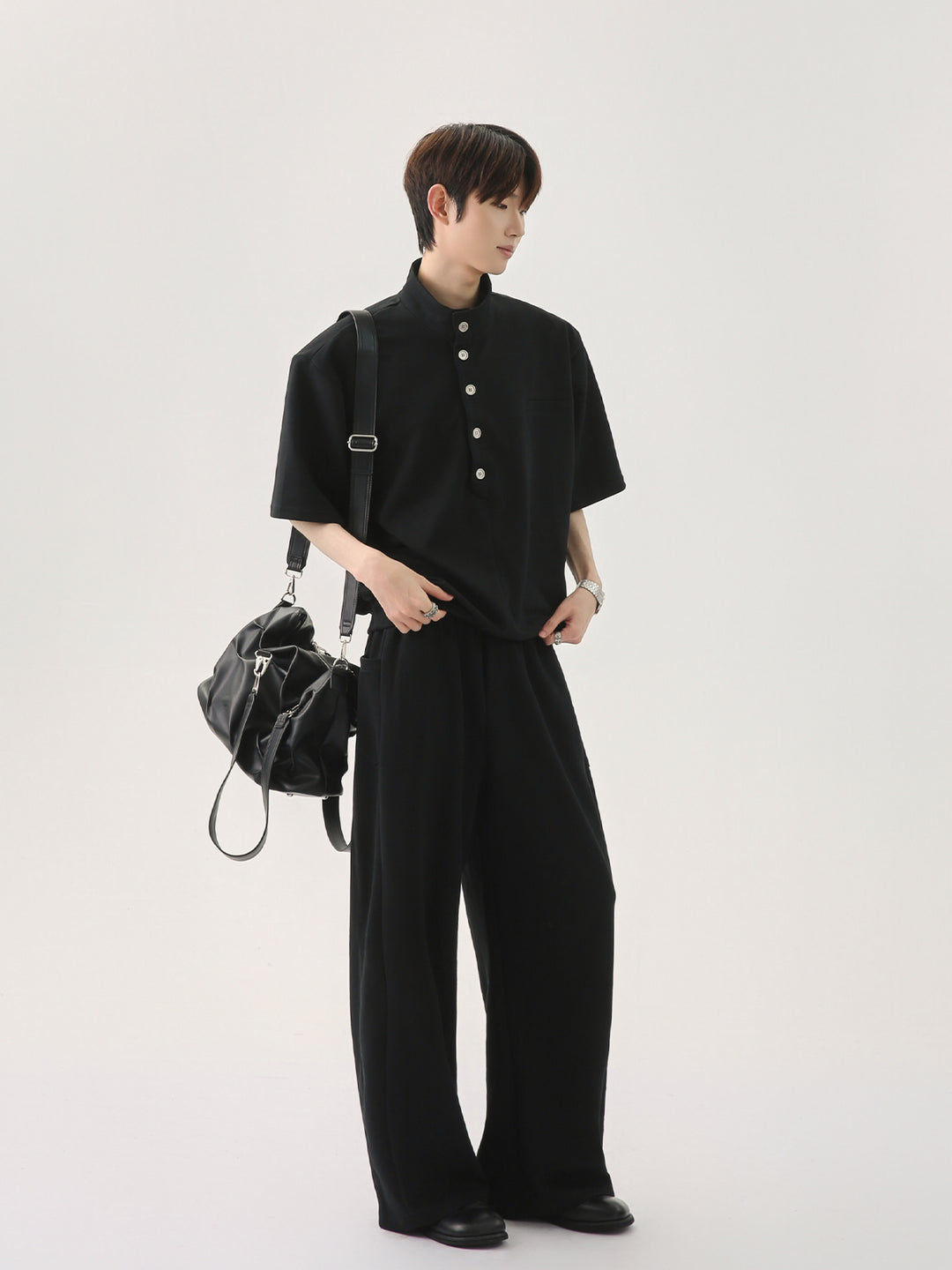 Conjunto Casual de Camisa Polo e Calças