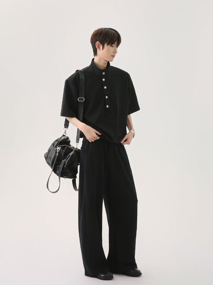 Conjunto Casual de Camisa Polo e Calças