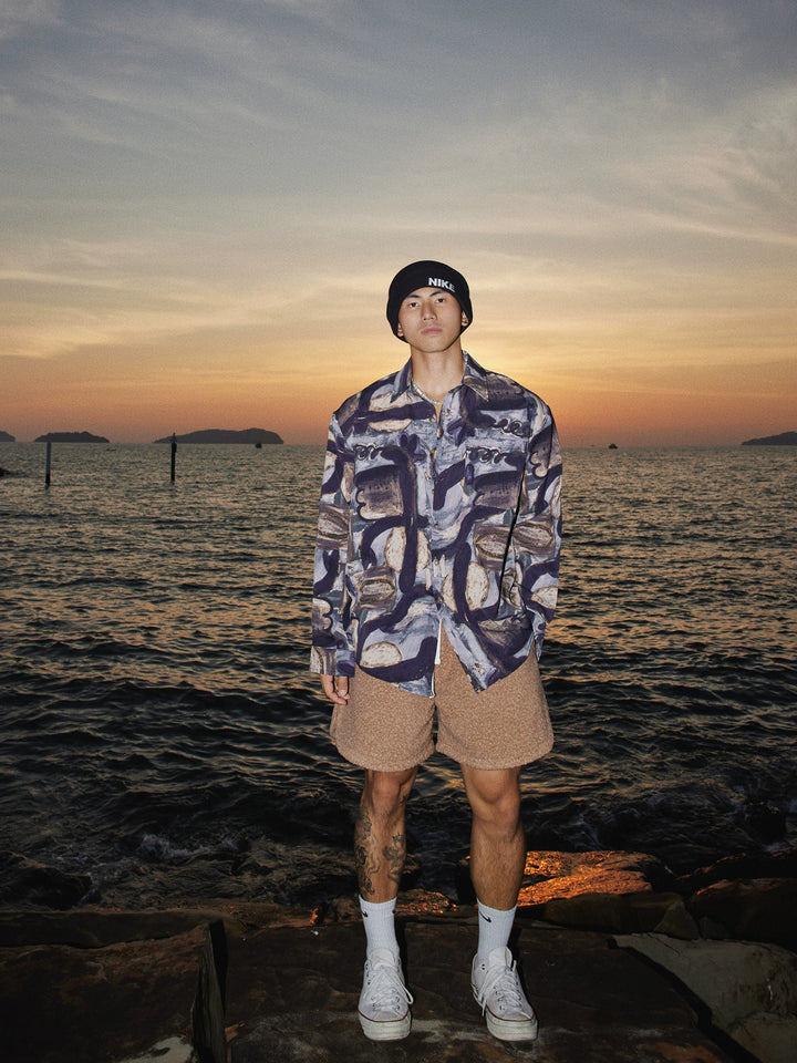 Printed Long Sleeve Shirt