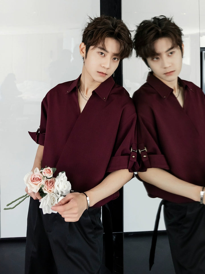 Short Sleeve Button-Up Shirt