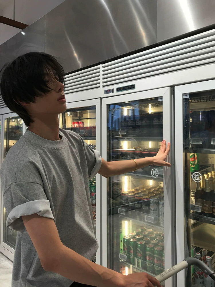 Loose Fit Short Sleeve Pullover T-shirt