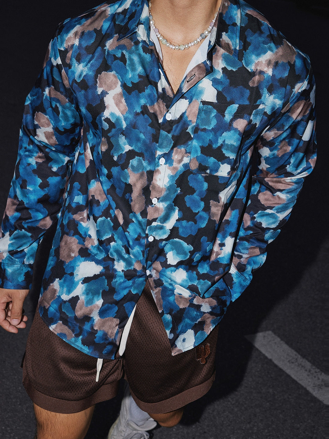 Loose Fit Patterned Shirt