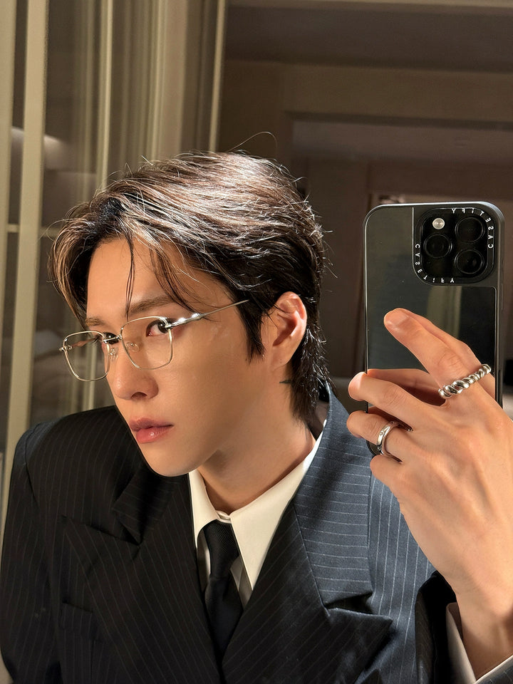 Titanium Rectangle Spectacle Frames