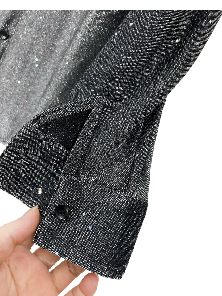 Silk Starry Sky Loose Fit Shirt