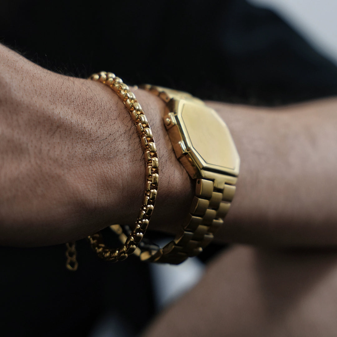 Gold-plated Titanium Steel Bracelet