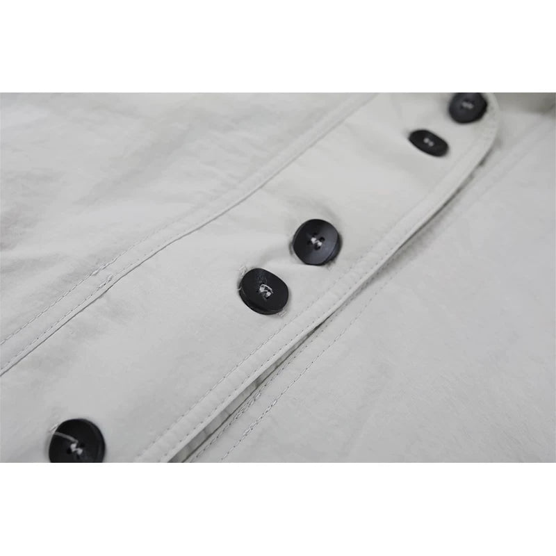 Bud-Shaped Loose Workwear Jacket