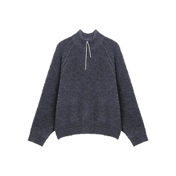 Loose-fit Half Zip Sweater