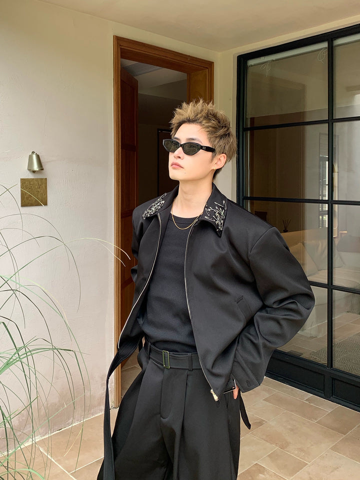 Lapel Pin Design Jacket and Pants