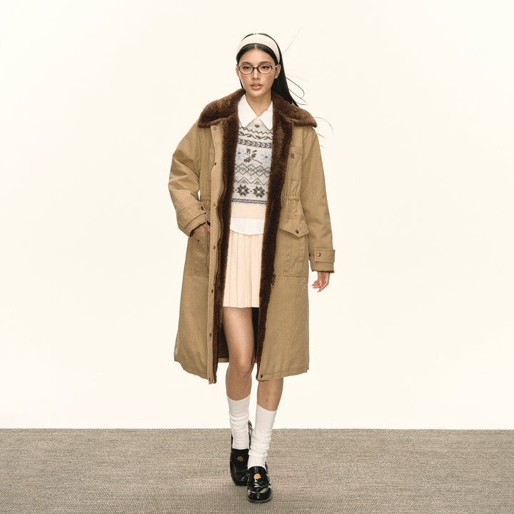 Retro Cotton Long Jacket