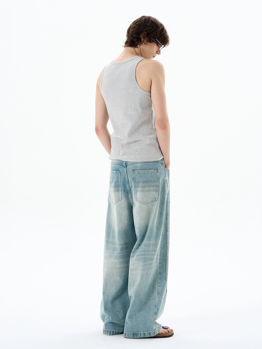 Wide Leg Relaxed Fit Jeans