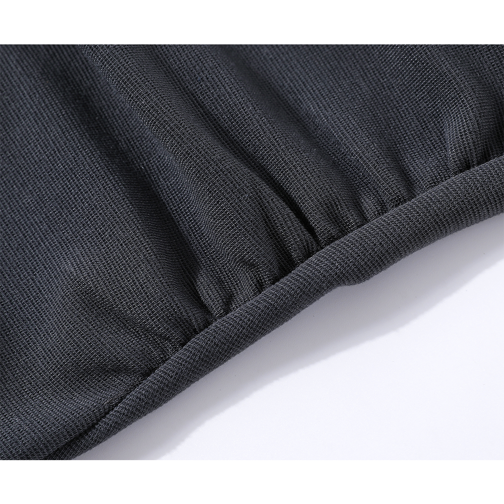Slim Fit Hollow Back Short Sleeve With Pendant Top