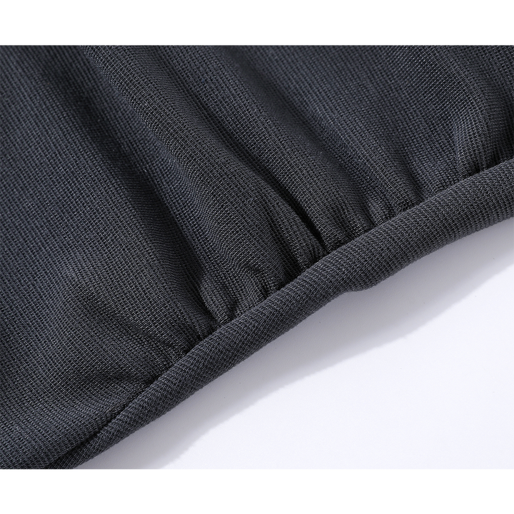 Slim Fit Hollow Back Short Sleeve With Pendant Top