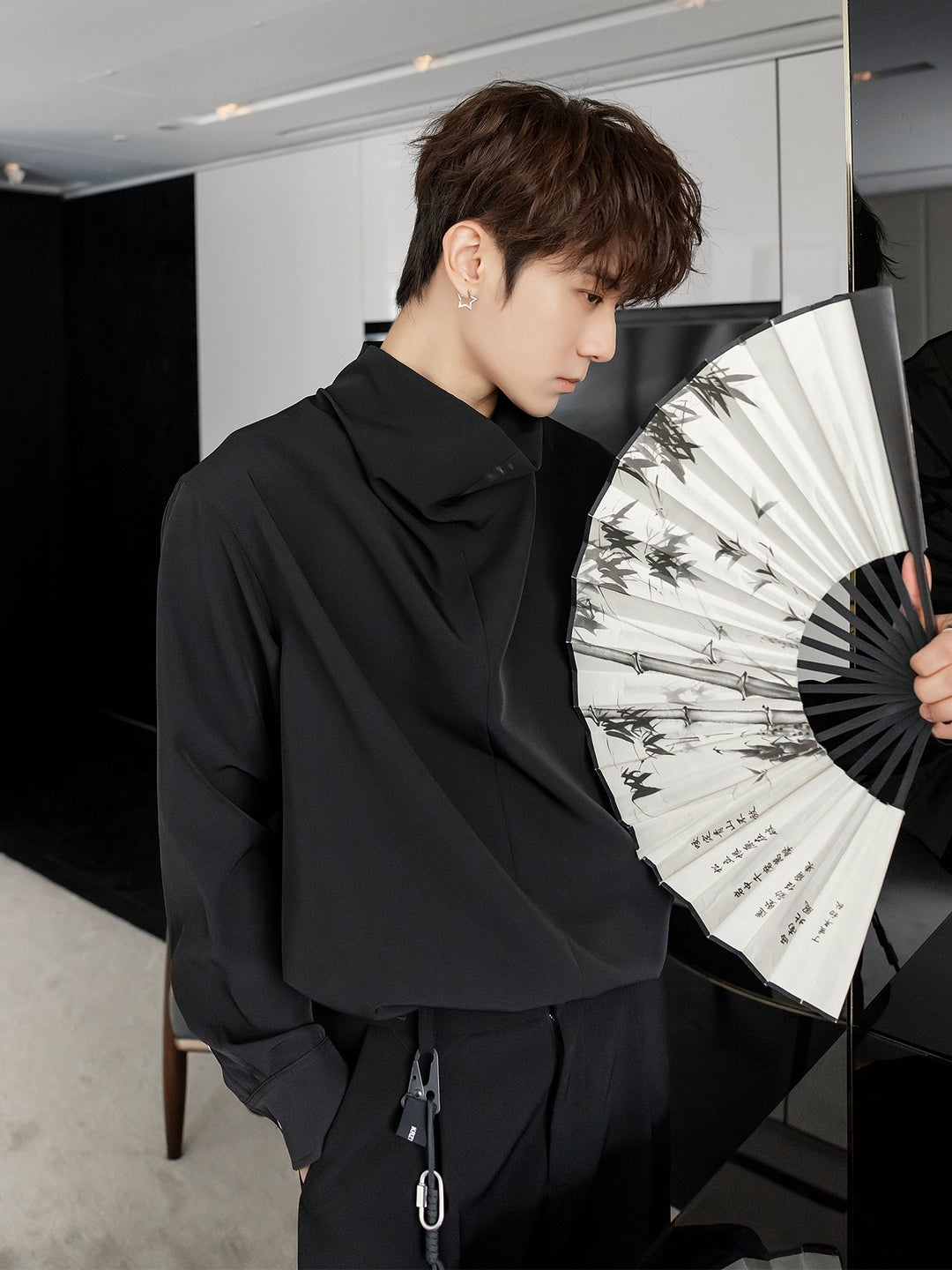 Long Sleeve Literary Style Shirt