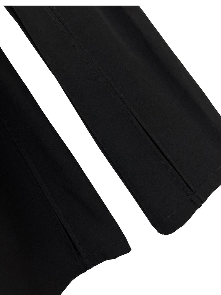 Faltenrockweite Hose mit elastischem Bund