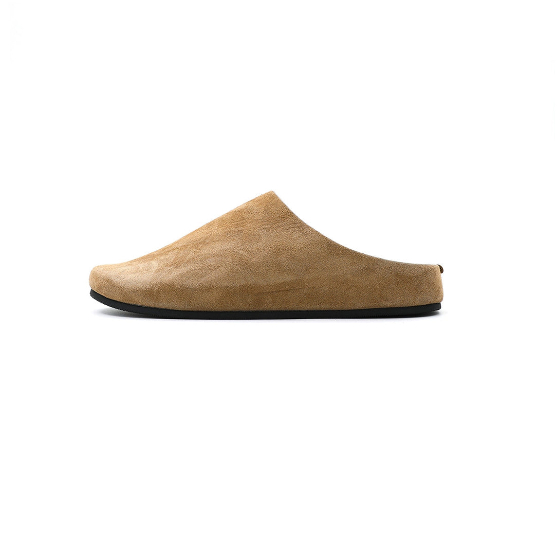 Suede Closed-Toe Slip-On Casual Shoes