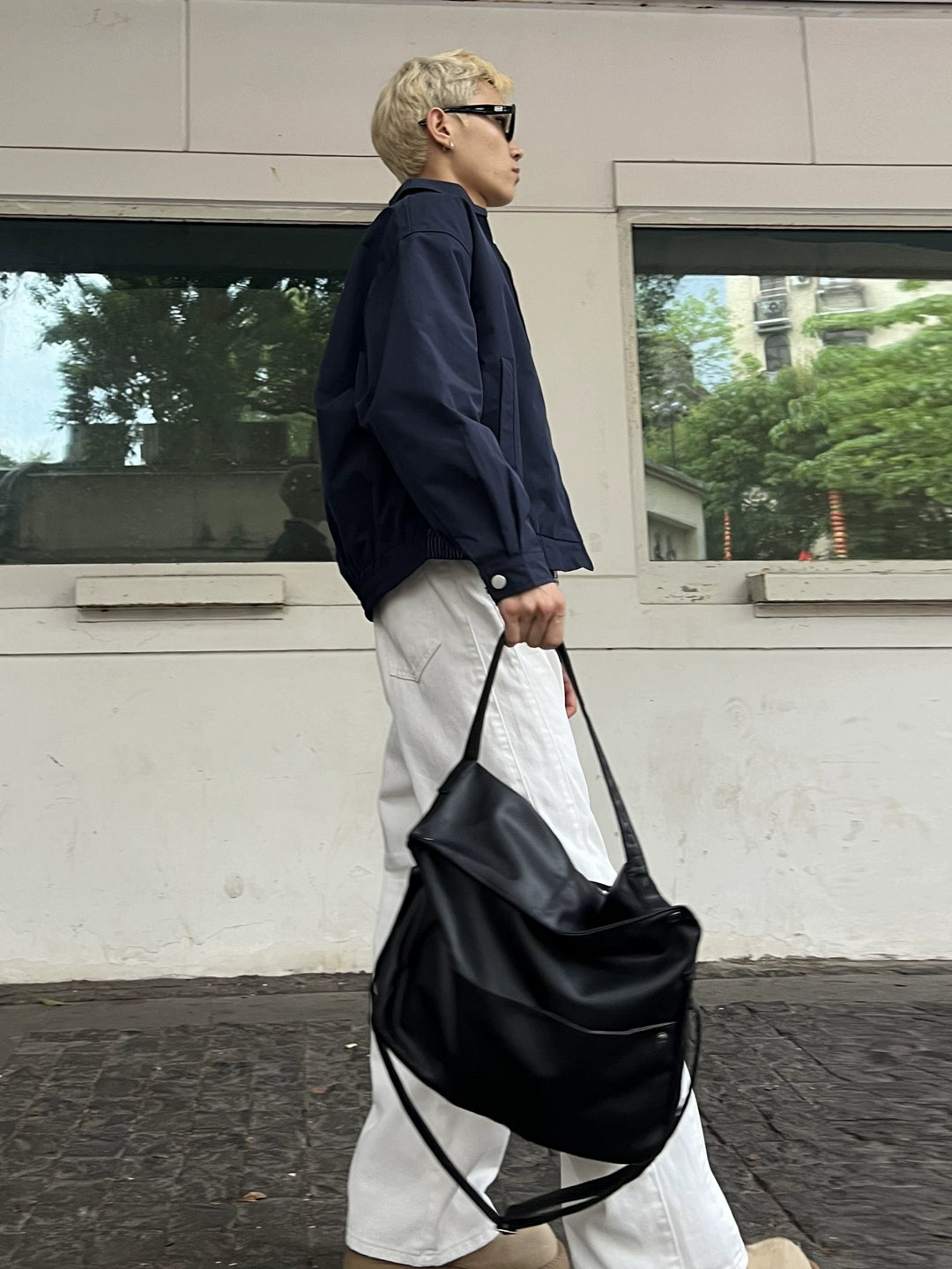 Large Leather Shoulder Bag