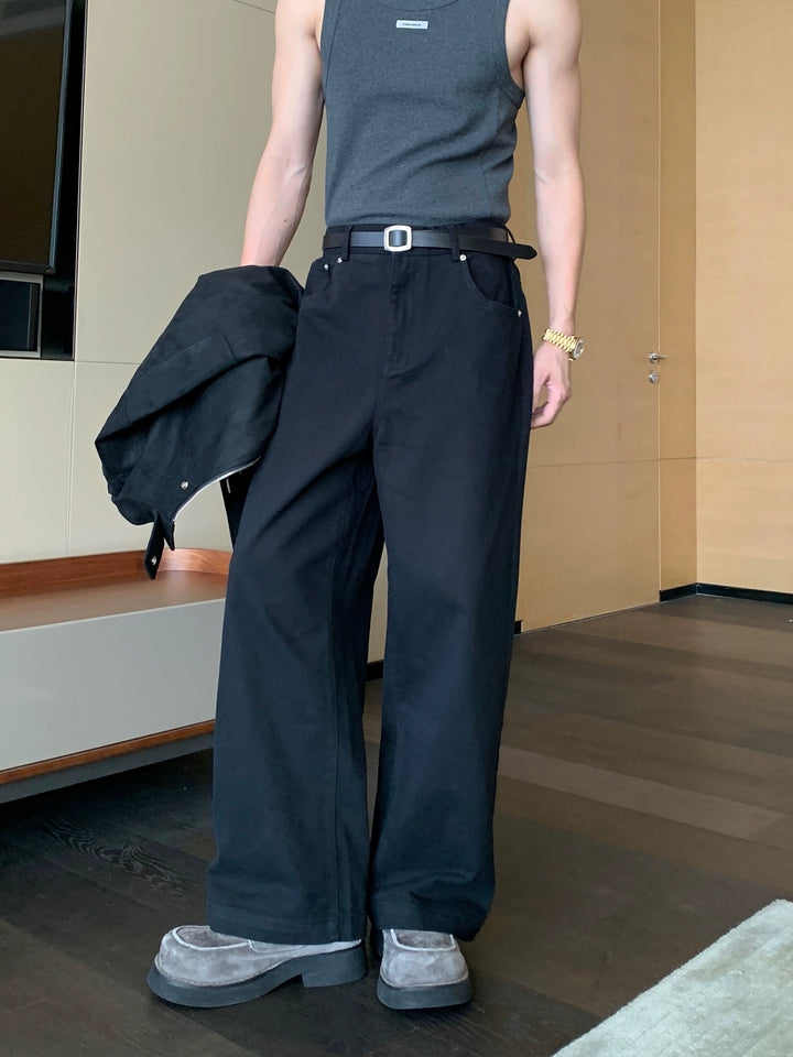 Pure Cotton Denim Pants