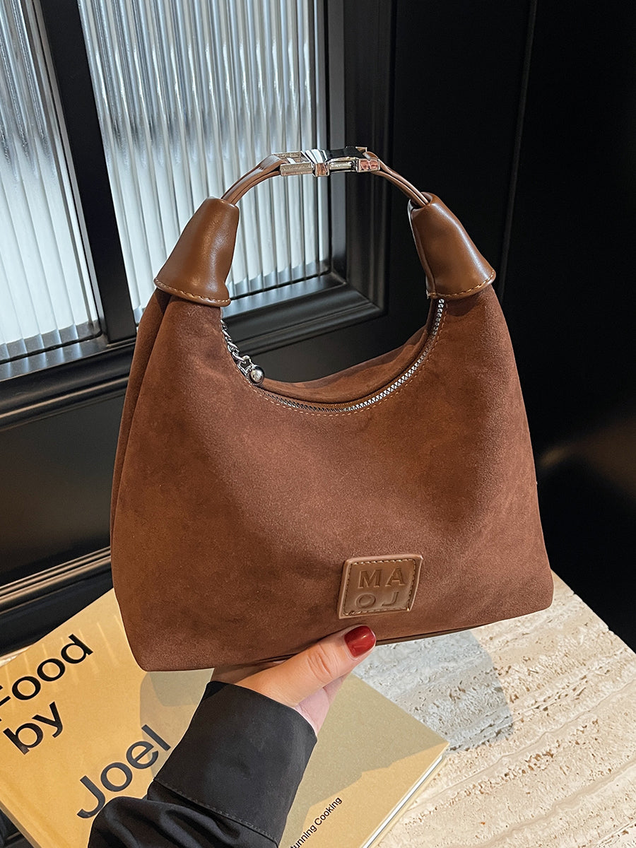 Retro Suede Small Messenger Bag