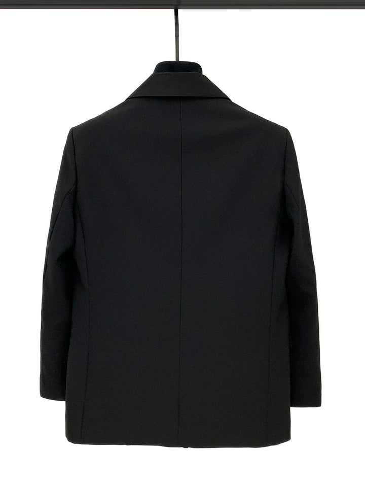 Lapel Buckle Blazer and Pants