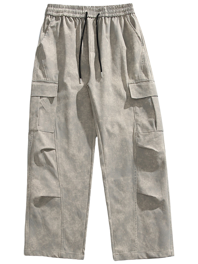 Paratrooper Multi-pocket Wide-leg Pants