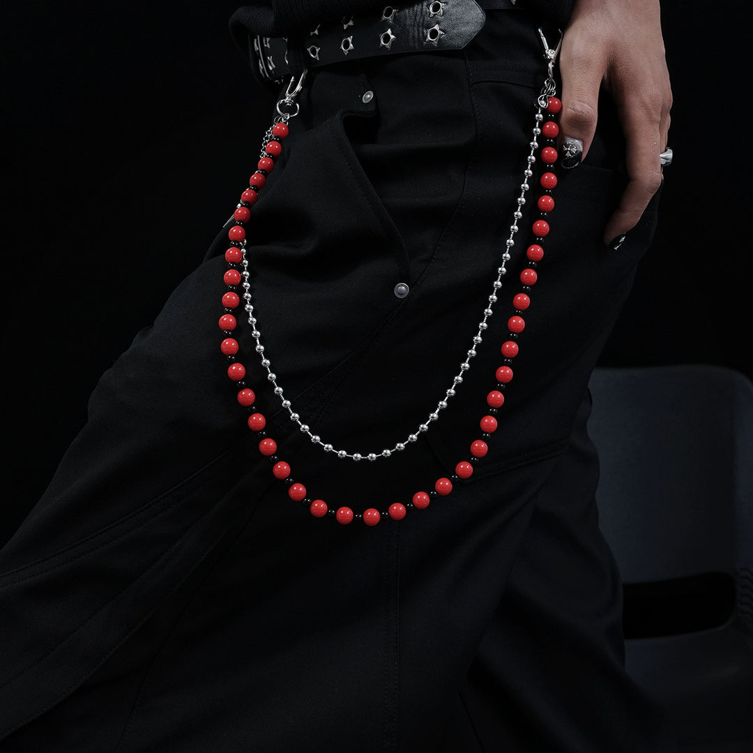 Glass Bead Chain Belt Accessory