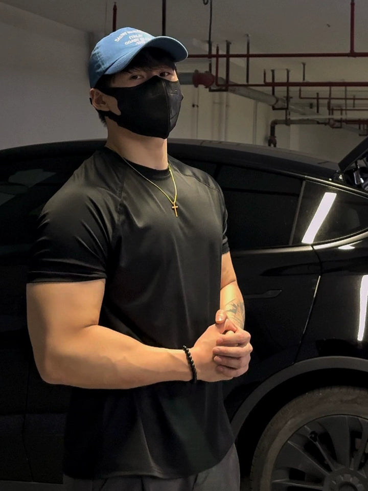 Quick-Dry Breathable Athletic Training T-Shirt