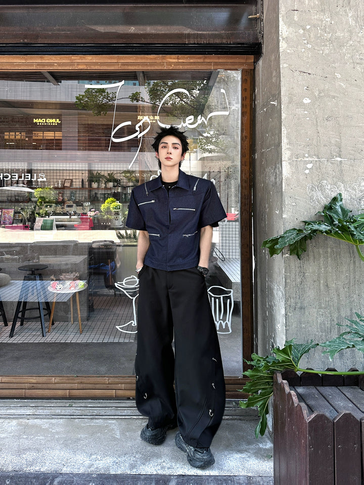 Loose Straight Fit Casual Street Pants