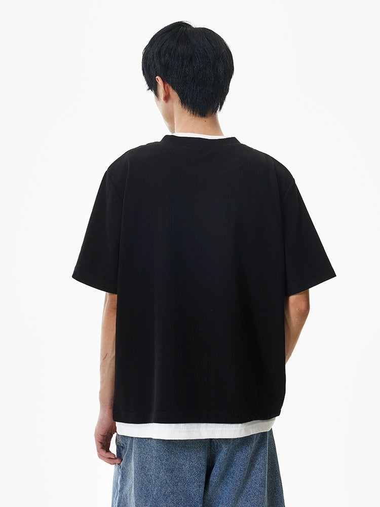 Henry Collar Short Sleeve T-shirt