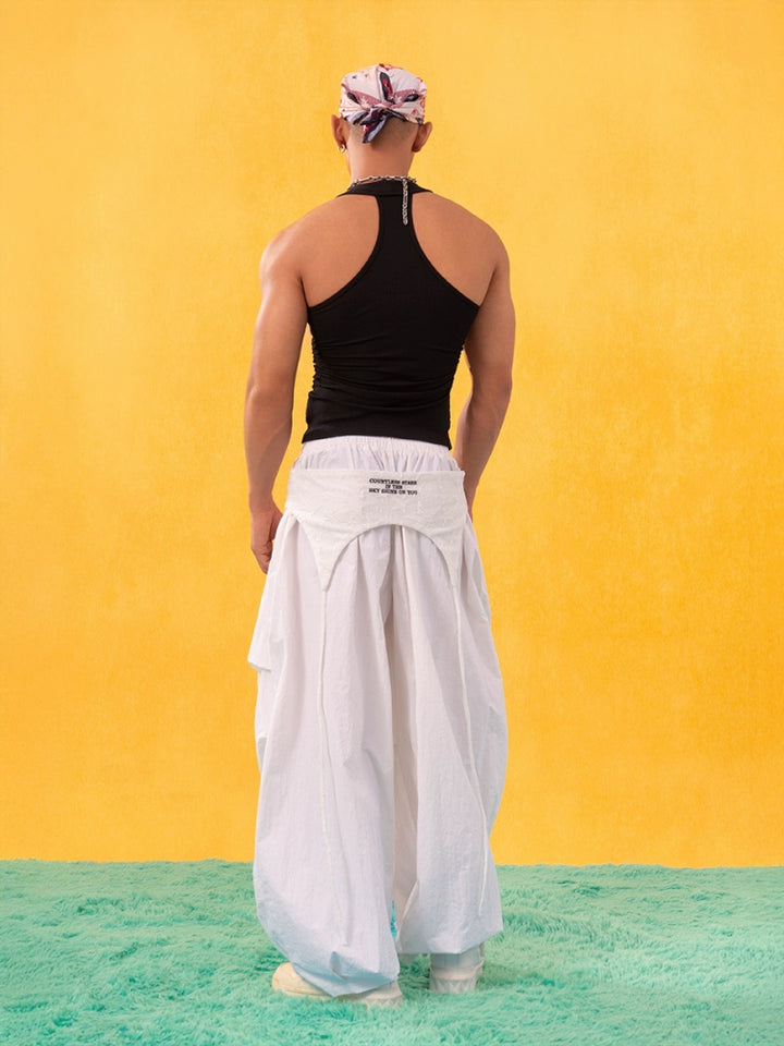 Slim Fit Buttoned Elastic Sports Vest