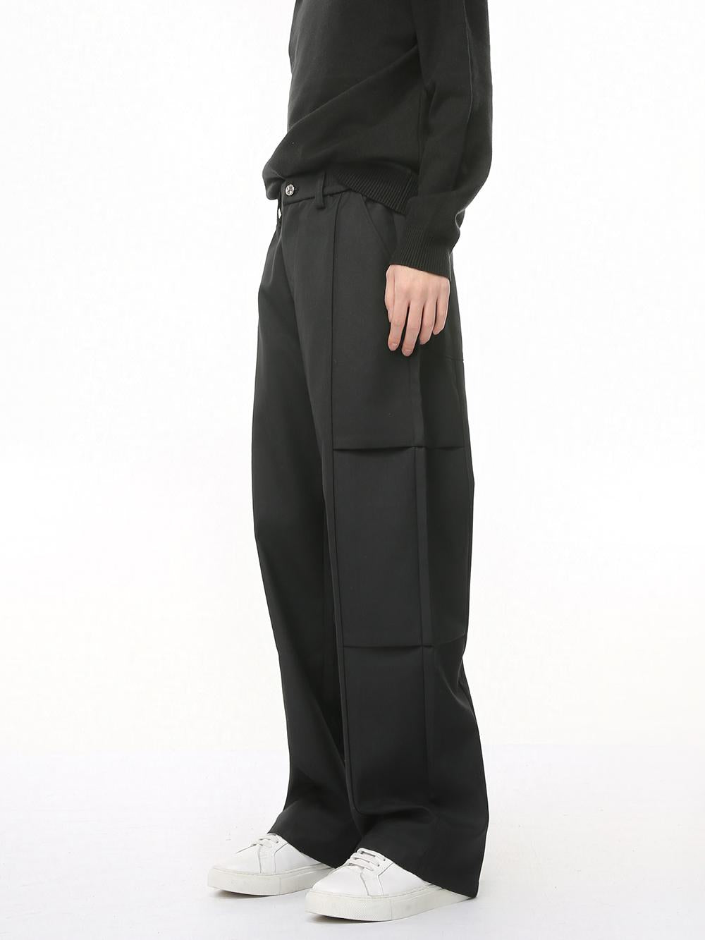 Relaxed Fit Straight-leg Trousers