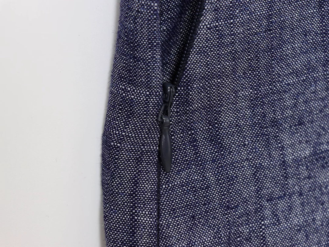 فستان ميدي مزين بتطريز ذهبي