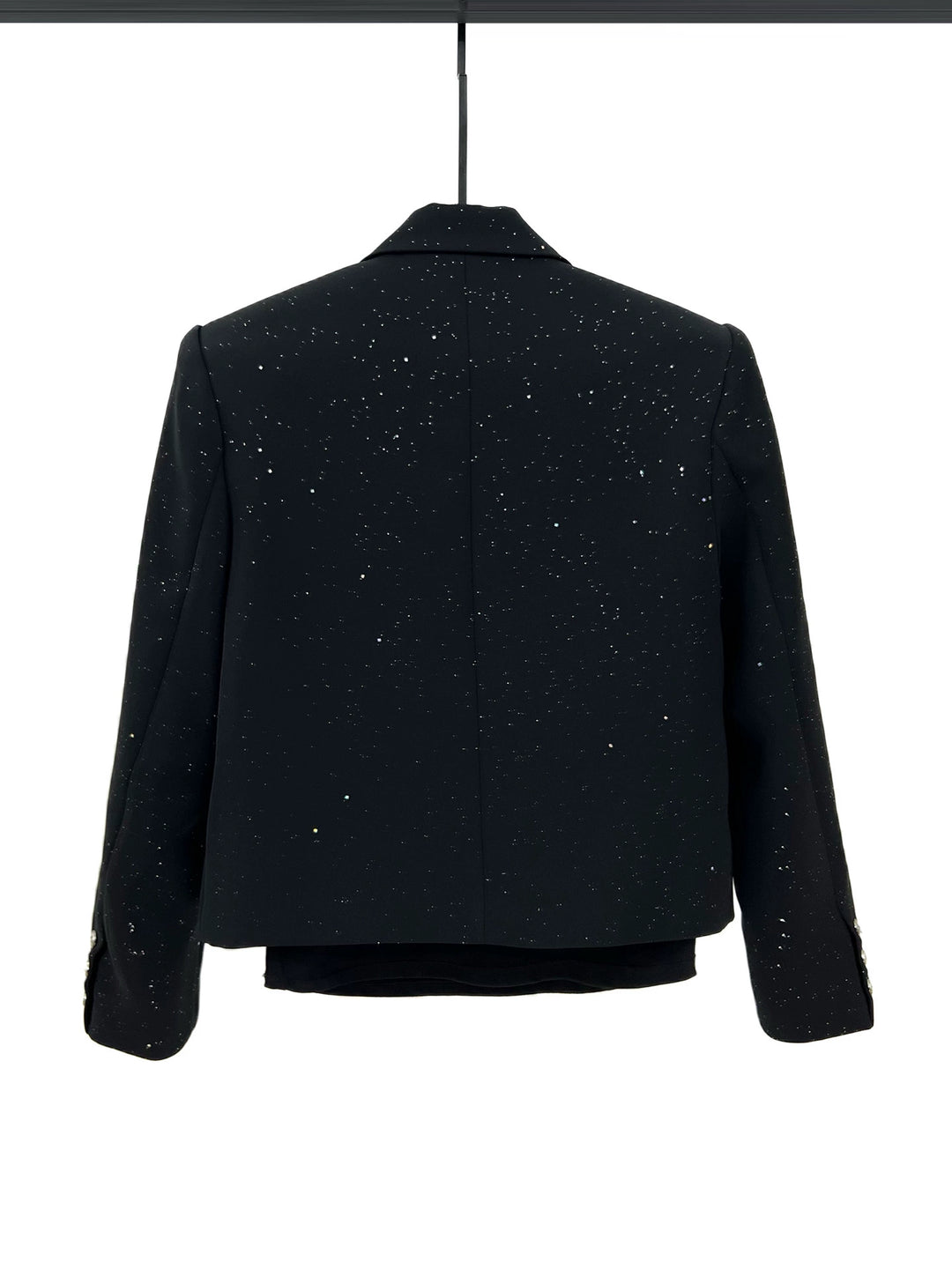 Fringe Detail Jacket and Flared Pants