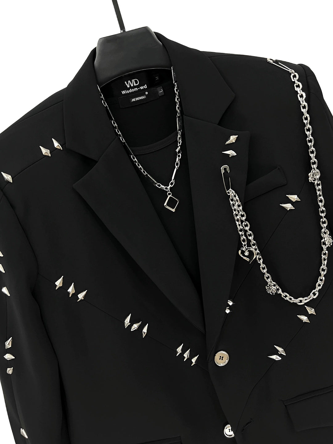 Rivet Detail Loose Jacket