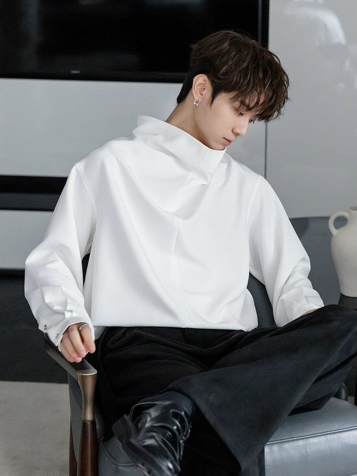 Long Sleeve Literary Style Shirt