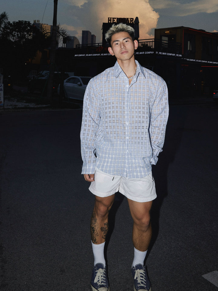 Loose Plaid Long Sleeve Casual Shirt