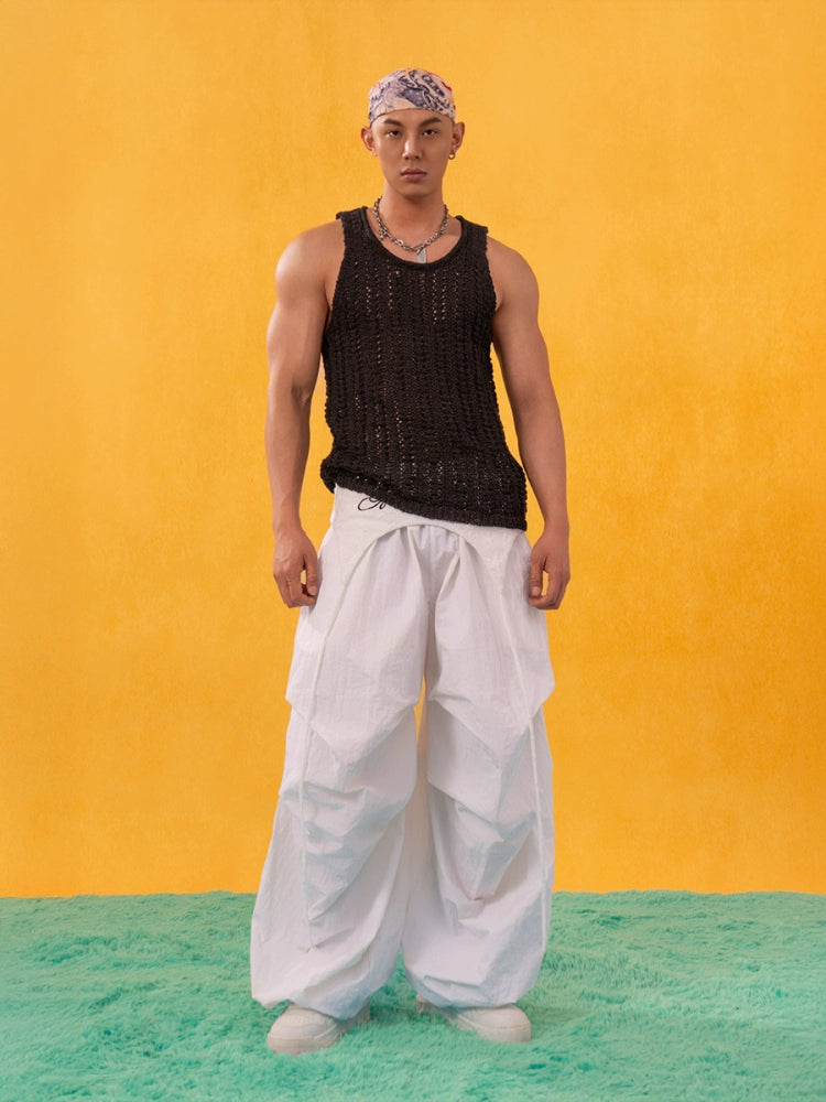 Mesh Knitted Loose Breathable Sports Vest