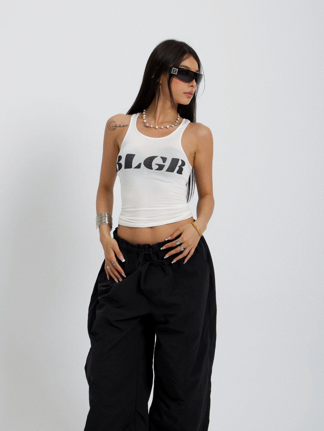 Slim Fit Retro Jazz Tank Top