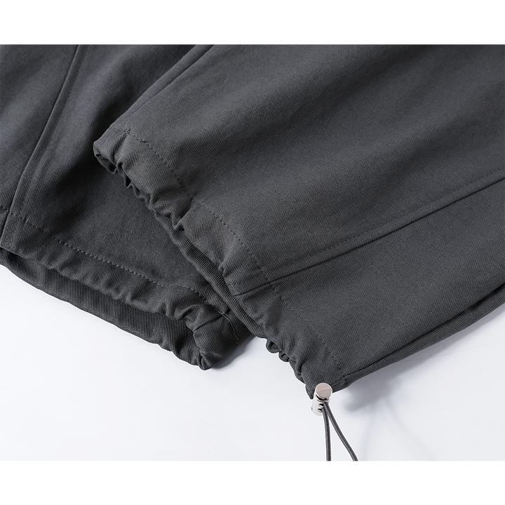 Pantalons cargo à taille haute et jambes larges
