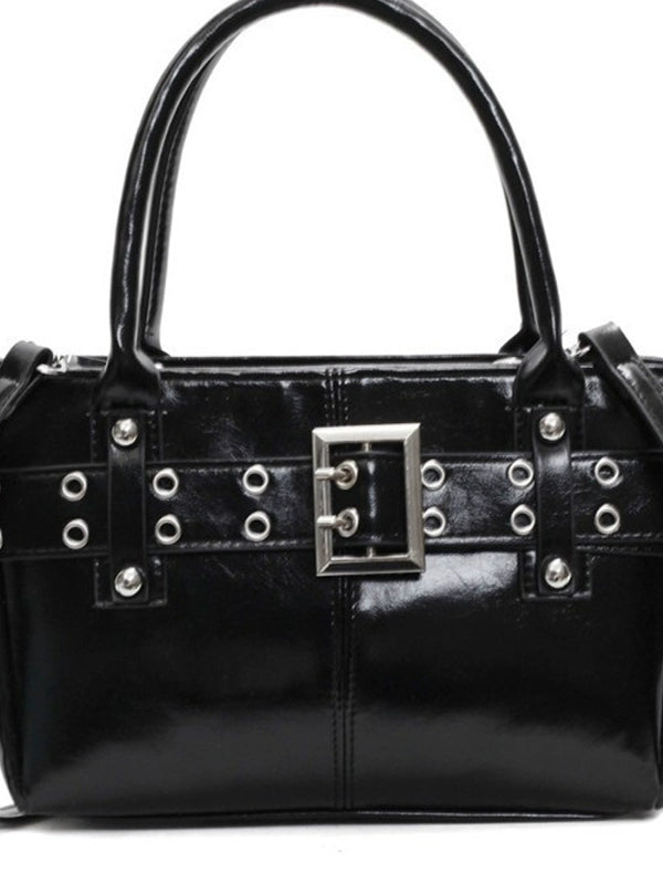 PU Bucket Shoulder Tote Bag