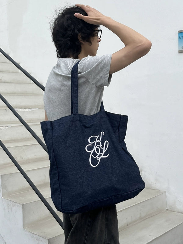 Large Capacity Denim Canvas Bag