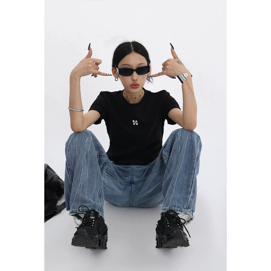 Slim Fit Arc Graphic Short T-Shirt