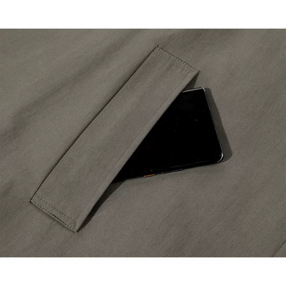 Stand Collar Oversized Trench Coat