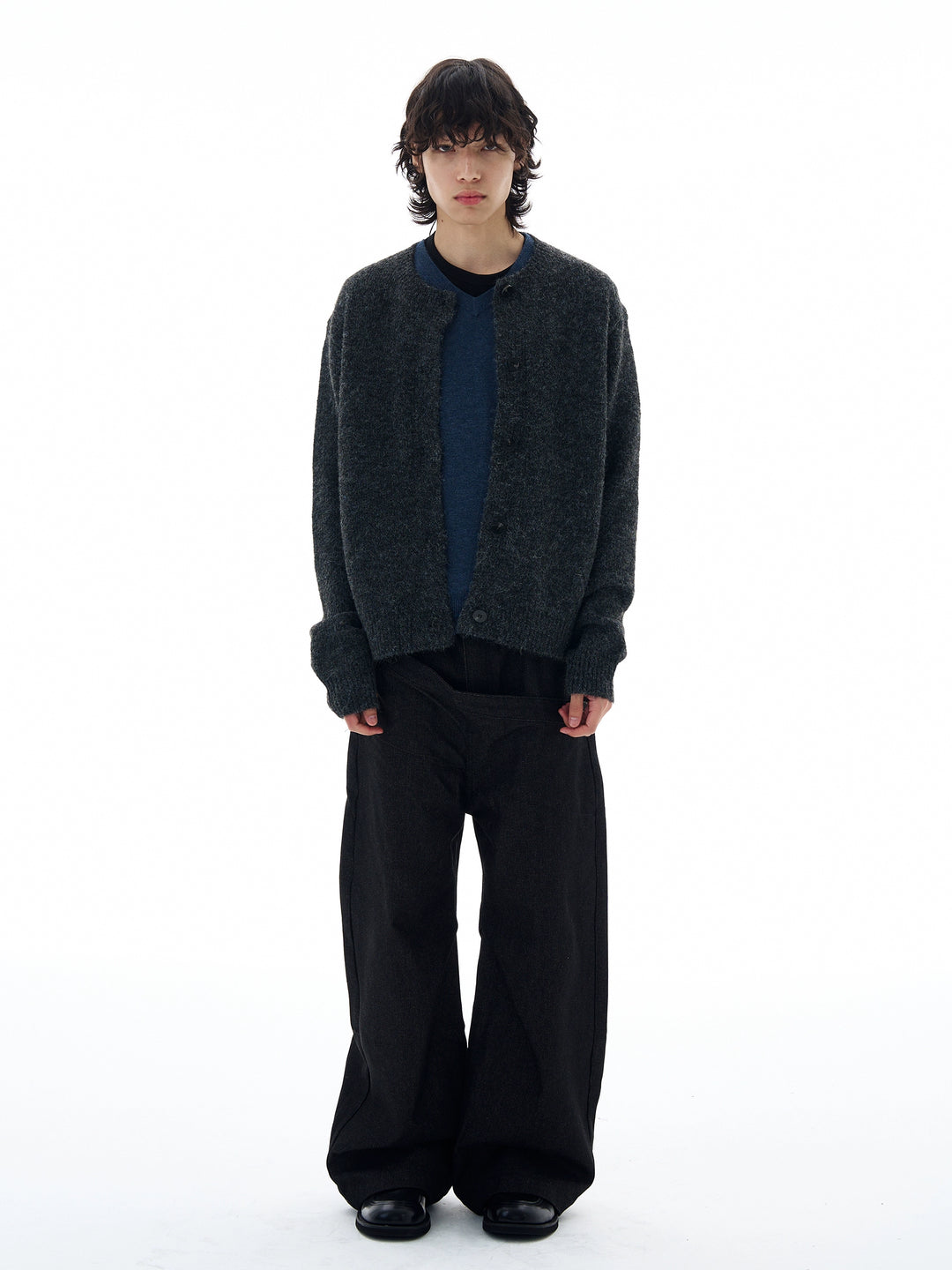 Single-Breasted Knitted Cardigan